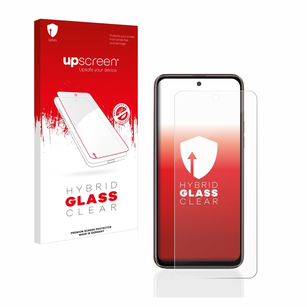 upscreen - Screenprotector voor HTC U23 Pro - Folie Beschermfolie Beschermglas transparant