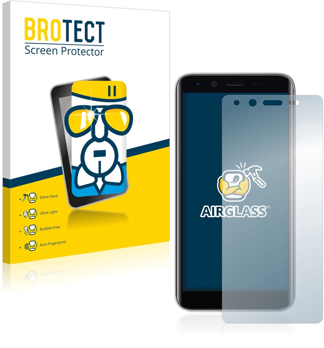 Screenprotector voor Emporia Smart 3 mini Beschermglas transparant
