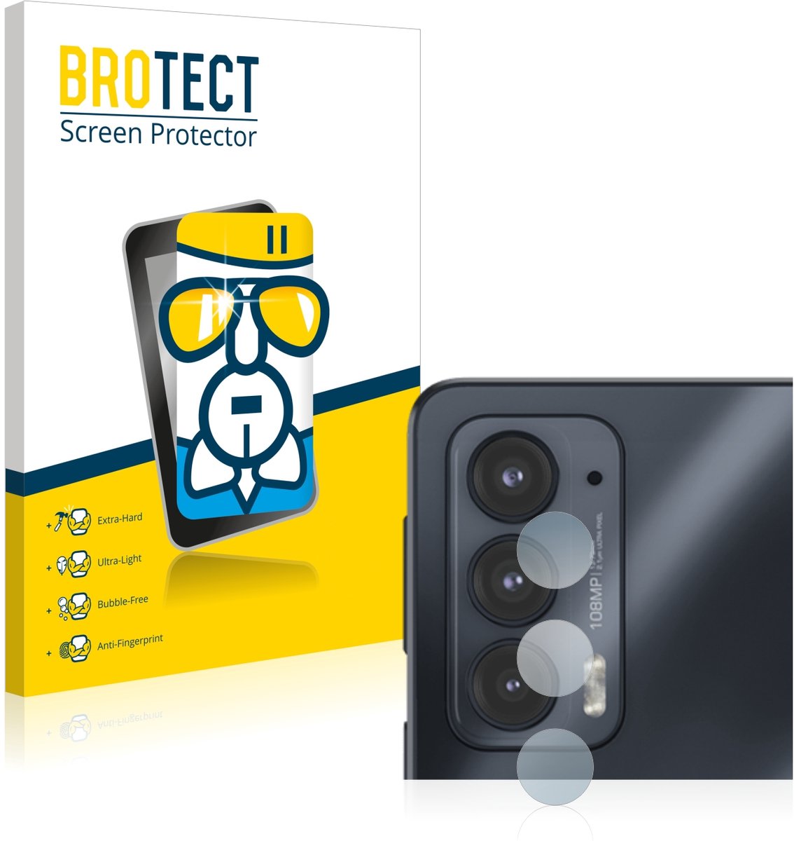 Screenprotector voor Motorola Edge 20 (ALLEEN Camera Lens) Beschermglas transparant