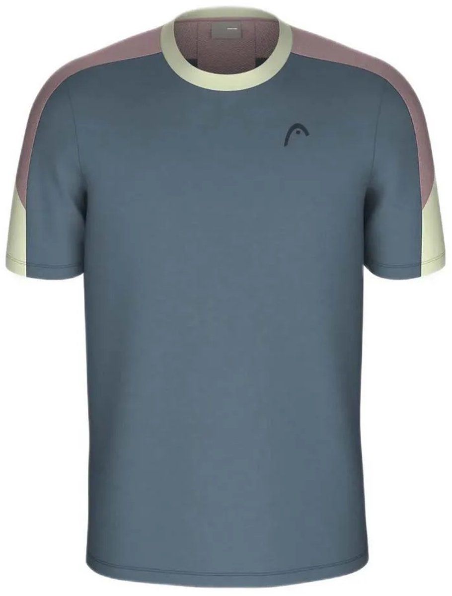 Head Racket Play Tech T-shirt Met Korte Mouwen Blauw XL Man