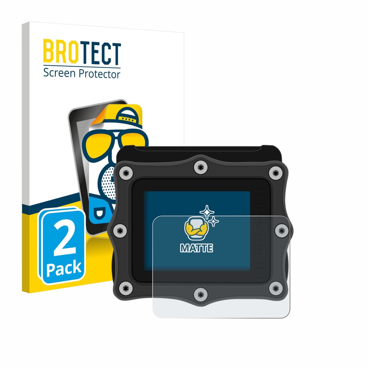 BROTECT - Screenprotector voor Shearwater Perdix 2 - Folie Beschermfolie matte 2 Stuks