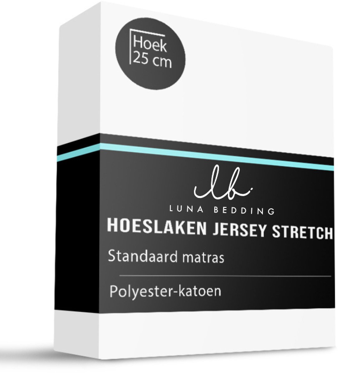 Dekbed-Discounter - Luna Bedding Hoeslaken 80/90 x 200 cm - Jersey - Geschikt voor matrassen tot 22 cm hoog - Wasbaar op 40 graden - Strijkvrij - Antraciet