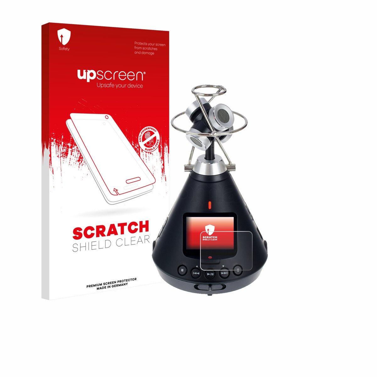 upscreen - Screenprotector voor Zoom H3-VR - Folie Beschermfolie transparant