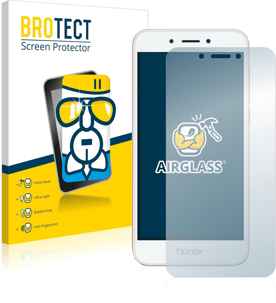 Screenprotector voor Honor 6A Beschermglas transparant