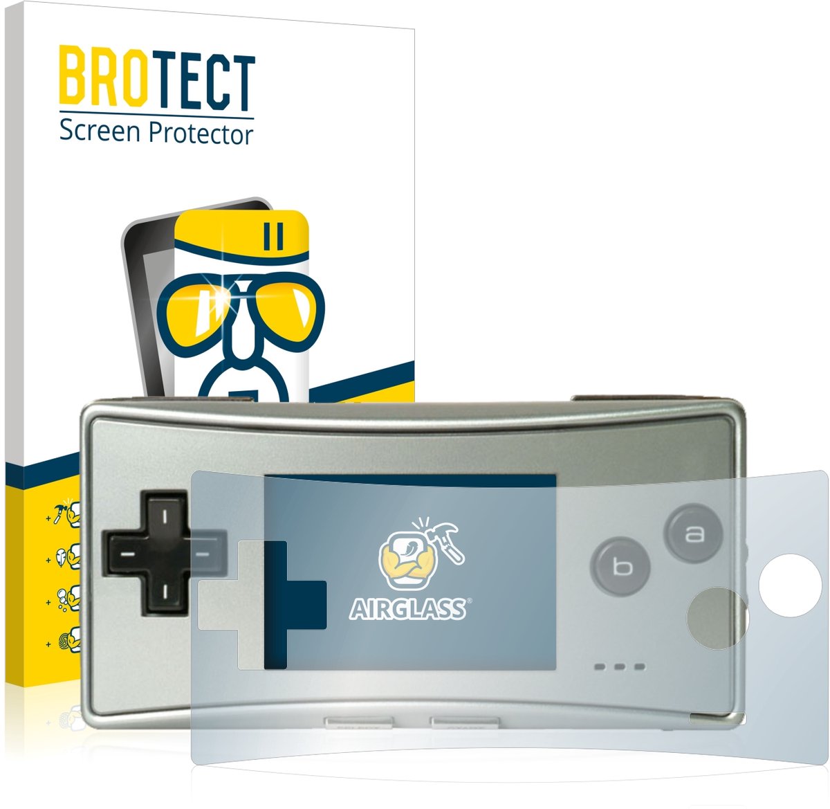 Screenprotector voor Nintendo Gameboy Micro Beschermglas transparant