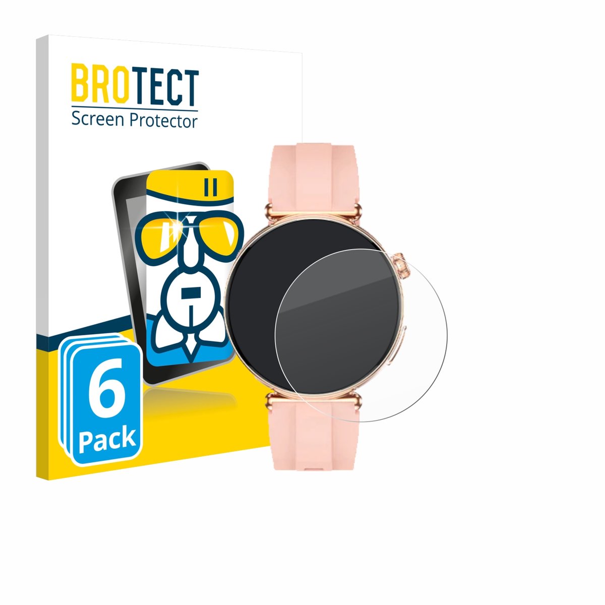 Screenprotector 6 Stuks voor Knauermann Pro 4 Mini 2026 Beschermglas transparant