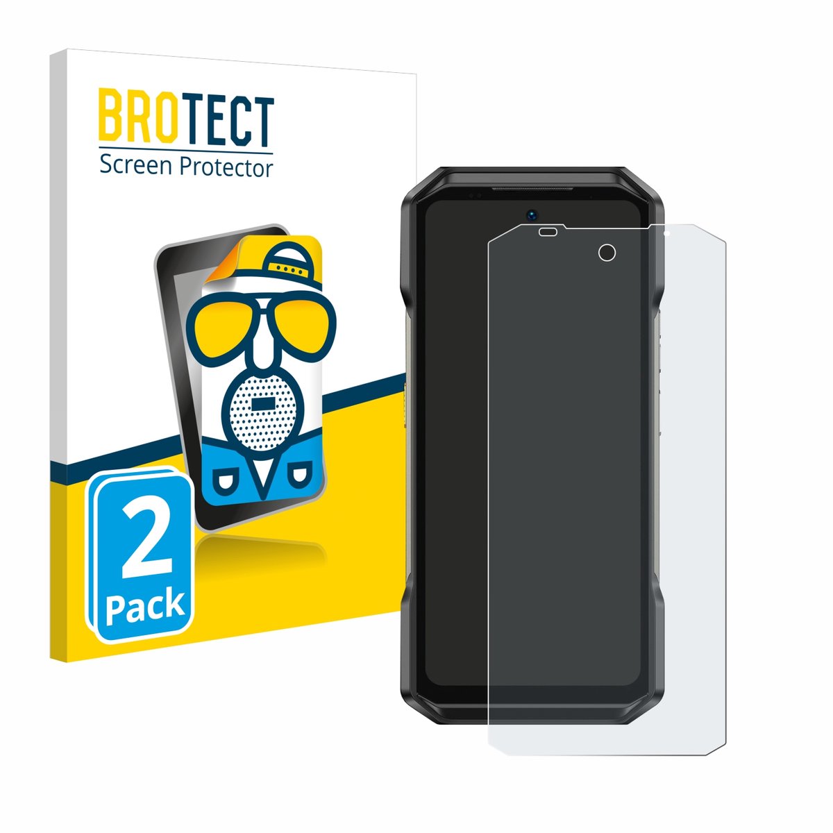 BROTECT - Screenprotector voor Ulefone Armor 27T Pro - Folie Beschermfolie matte 2 Stuks