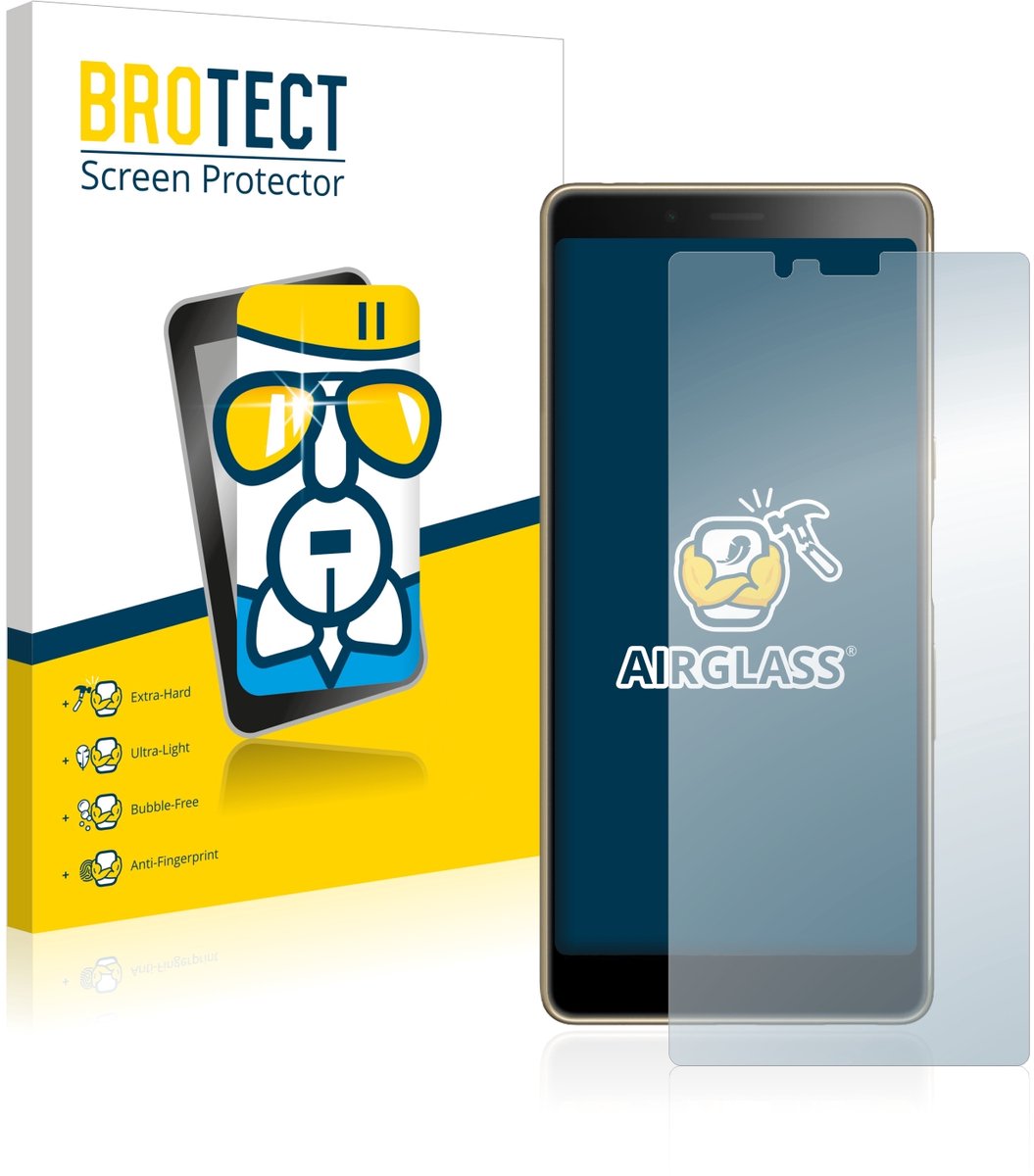 Screenprotector voor Sony Xperia L3 Beschermglas transparant