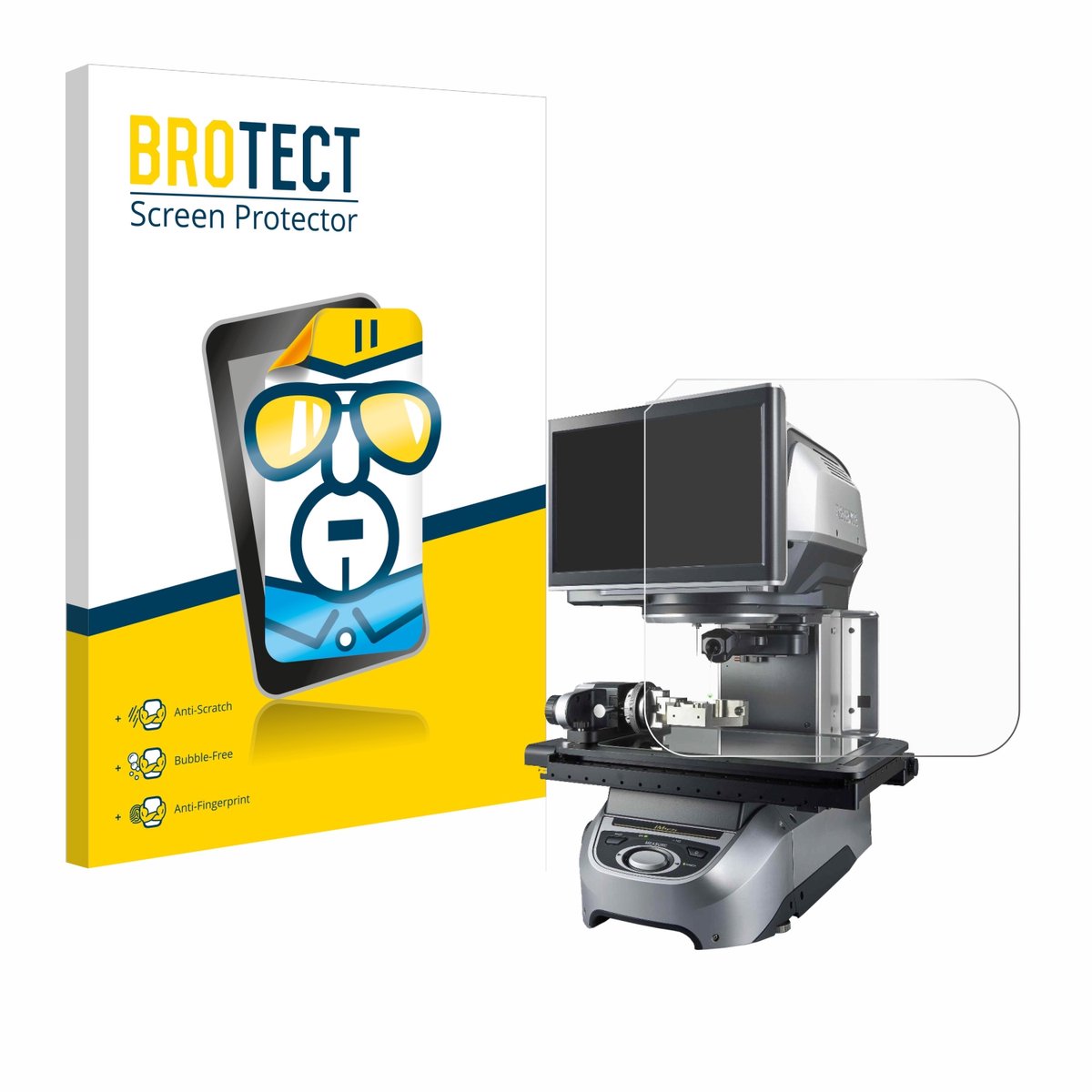 BROTECT - Screenprotector voor Keyence IM-7020 Glazen blad - Folie Beschermfolie transparant