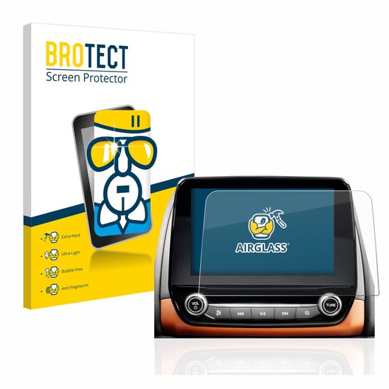 BROTECT - Film de protection d'écran pour Ford Ecosport ST Line 2018 Sync 3 8" - Film de protection Verre de protection transparent