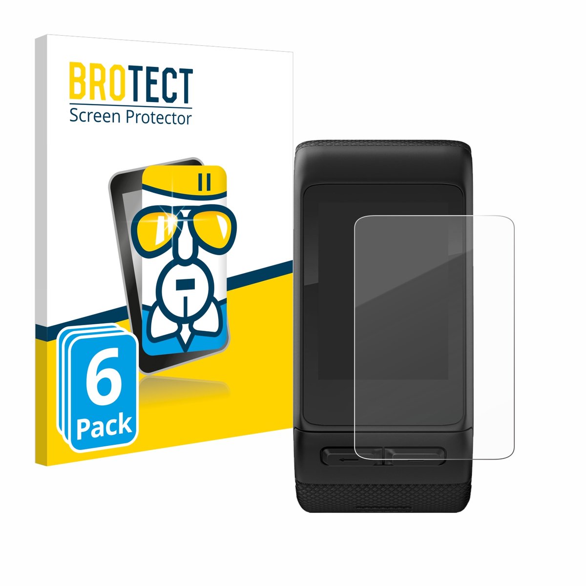 Screenprotector 6 Stuks voor Garmin vivoactive HR Beschermglas transparant