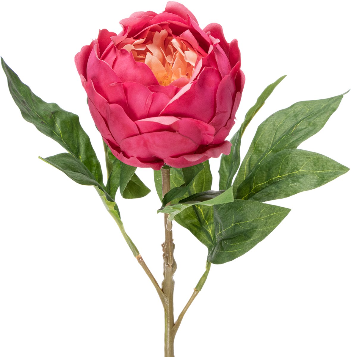 Viana Kunstmatige pioenroos voor elegante interieurdecoratie, 58 cm roze