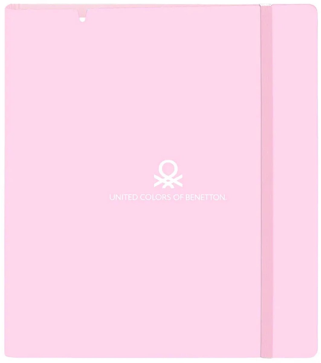 Safta A4 4 Rings With 100 Sheets Benetton Unique Ringband Roze Kinderen