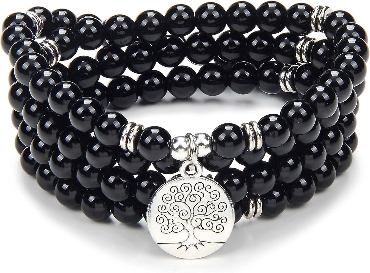 108 Mala Kralen Armband voor Meditatie, Balans en Stressvermindering