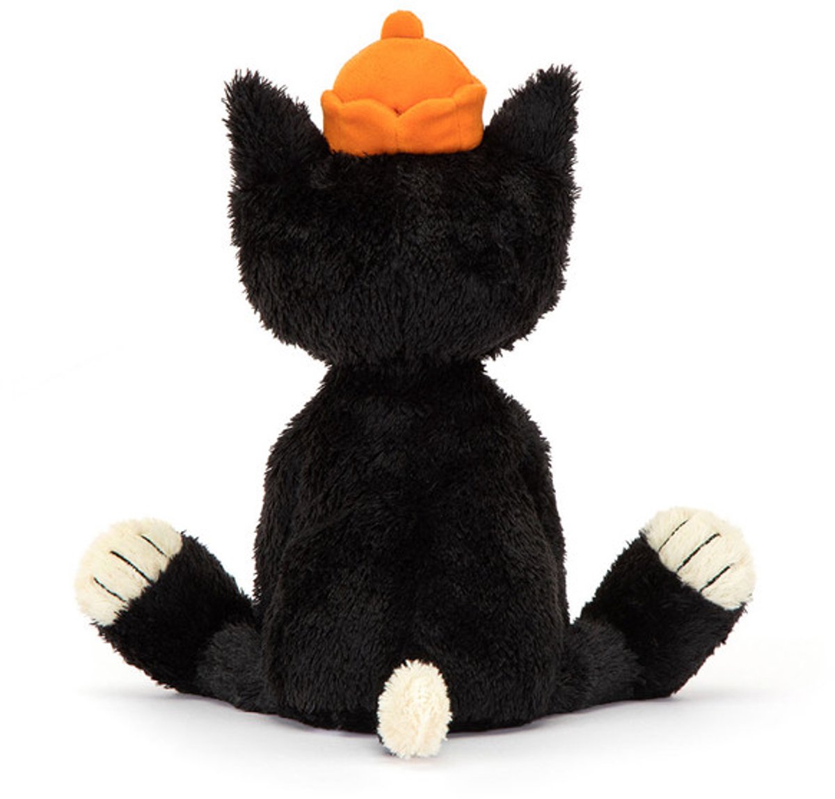 Jellycat Knuffels - Jellycat Jack - Kat - Poes - Cat - Zwart - Knuffel - 32 cm - Voor alle leeftijden — cadeau in Spellen & Speelgoed - foto 3