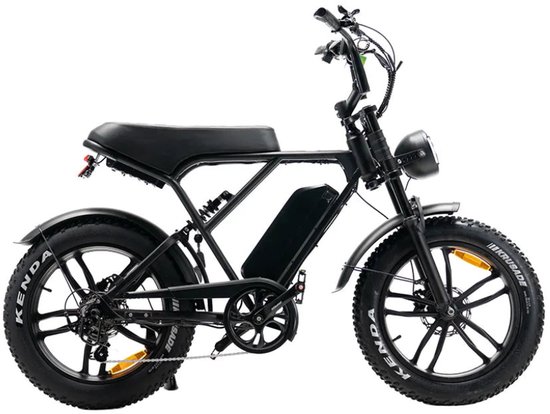 Elektrische Fatbike OUXI H9 20″ – 250W Motor, 60 km Actieradius, Hydraulische Schijfremmen, NFC, Alarmsysteem, 7 Versnellingen