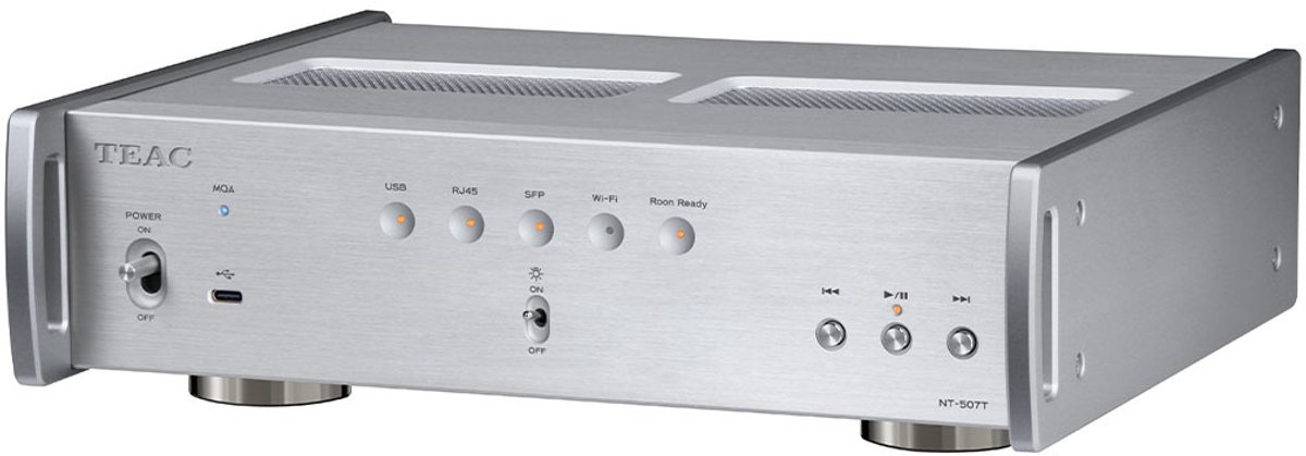 TEAC NT-507T Netwerk audio transport, Zilver