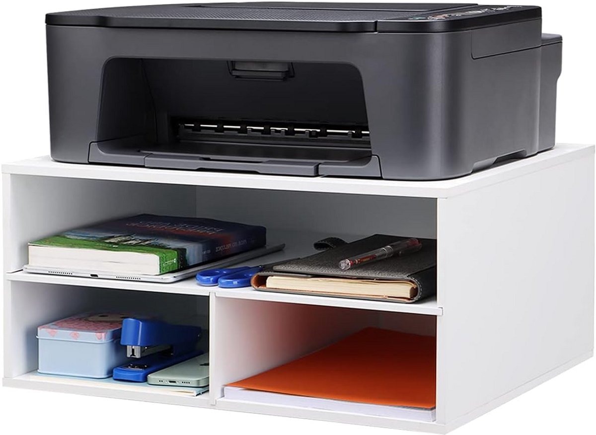 Houten Printer Meubel met Opslag voor Thuis en Kantoor