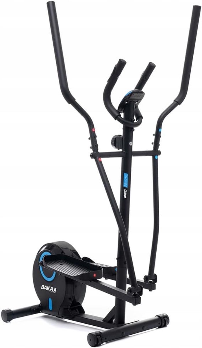 Elliptische Hometrainer - Fitnessfiets Binnen - Cardio Training - 8 Weerstandsniveaus - 82 x 51 cm - Zwart