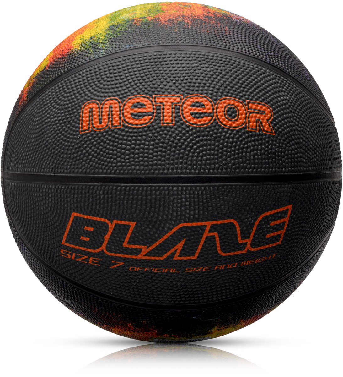 Meteor - Basketbal Blaze - Maat 7 - Antislip - Rubber - Voor binnen en buiten
