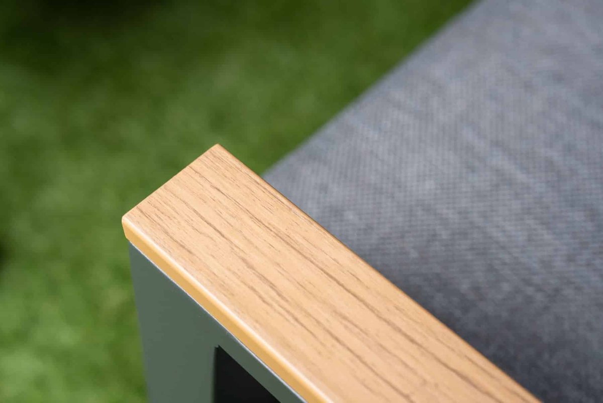 Lesli Living Salon lounge Donnan - aluminium - gris