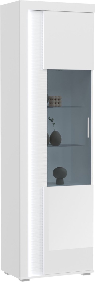 xonox.home Vitrine Skylight wit imitatie 60x202x37 cm