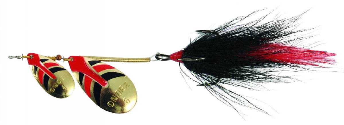 Ondex Buck Tandem Spinner 6/8 - 22.5 gram Gold/Décoré
