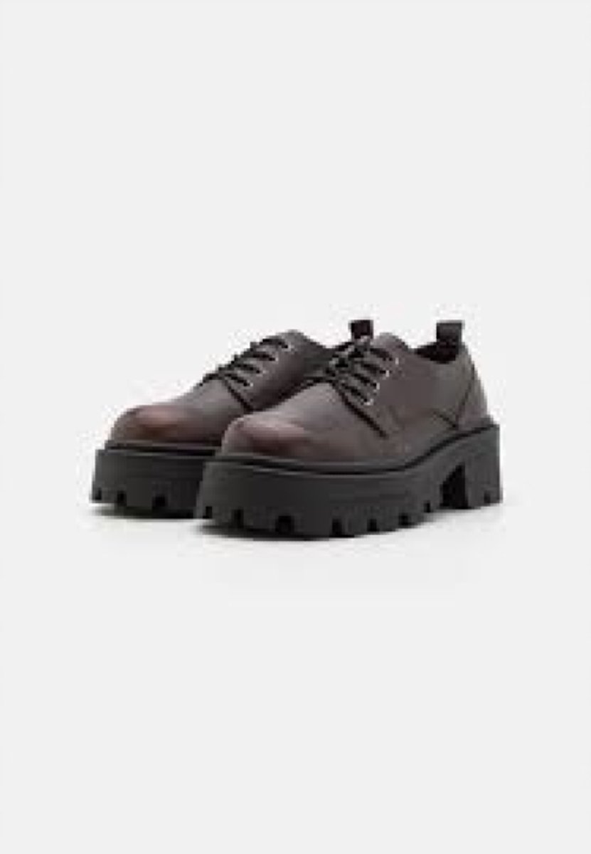EVEN&ODD Bruine Damesschoenen - Platformzool - Maat 40