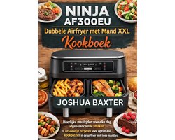 NINJA AF300EU Dubbele Airfryer met Mand XXL Kookboek