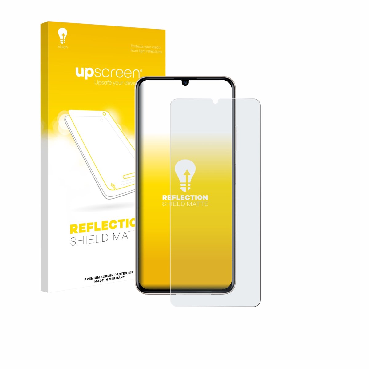 upscreen - Screenprotector voor Huawei Nova Y71 - Folie Beschermfolie anti glare matte