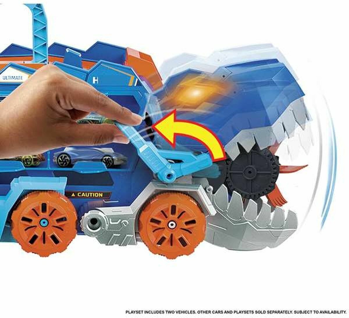 Hot Wheels - City Ultieme Dino Hauler Vrachtwagen - 1:64 - Speelgoedvoertuig — afbeelding 11