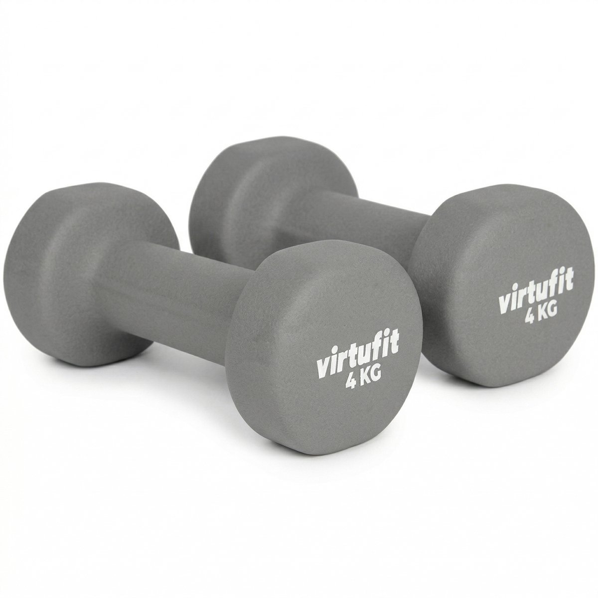 VirtuFit Vinyl Dumbbell Pro - Gewichten - Fitness - 4 kg - Blauw