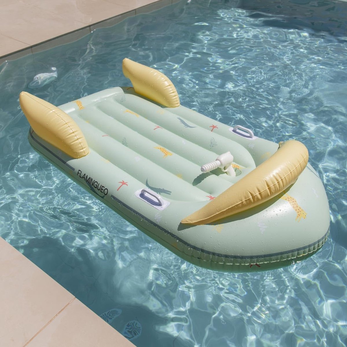 Opblaasbare Zwemplank - Luchtbed Vlotter - Waterpret Kind - Dubbel Ventiel Snel - 75x145x4