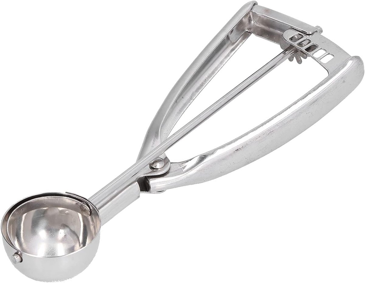 IJsschep L - Fruitgraaflepel - Desserts Maken - Roestvrij Staal - Diameter 5cm