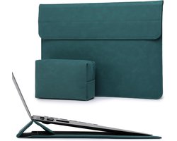 Originap 13,3-14 Zoll Laptop Hülle Tasche mit Standfunktion für MacBook Pro 14 M5/M4/M3/M2/M1 2026-2021, MacBook Pro/Air 13,3, 13,5" 13,8" Surface Laptop, HP Spectre X360 13/14, Dunkelgrün
