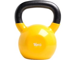 Fitness Kettlebell – Krachtbal Gewicht – Thuis Krachttraining – Integraal Gietijzer – 16kg