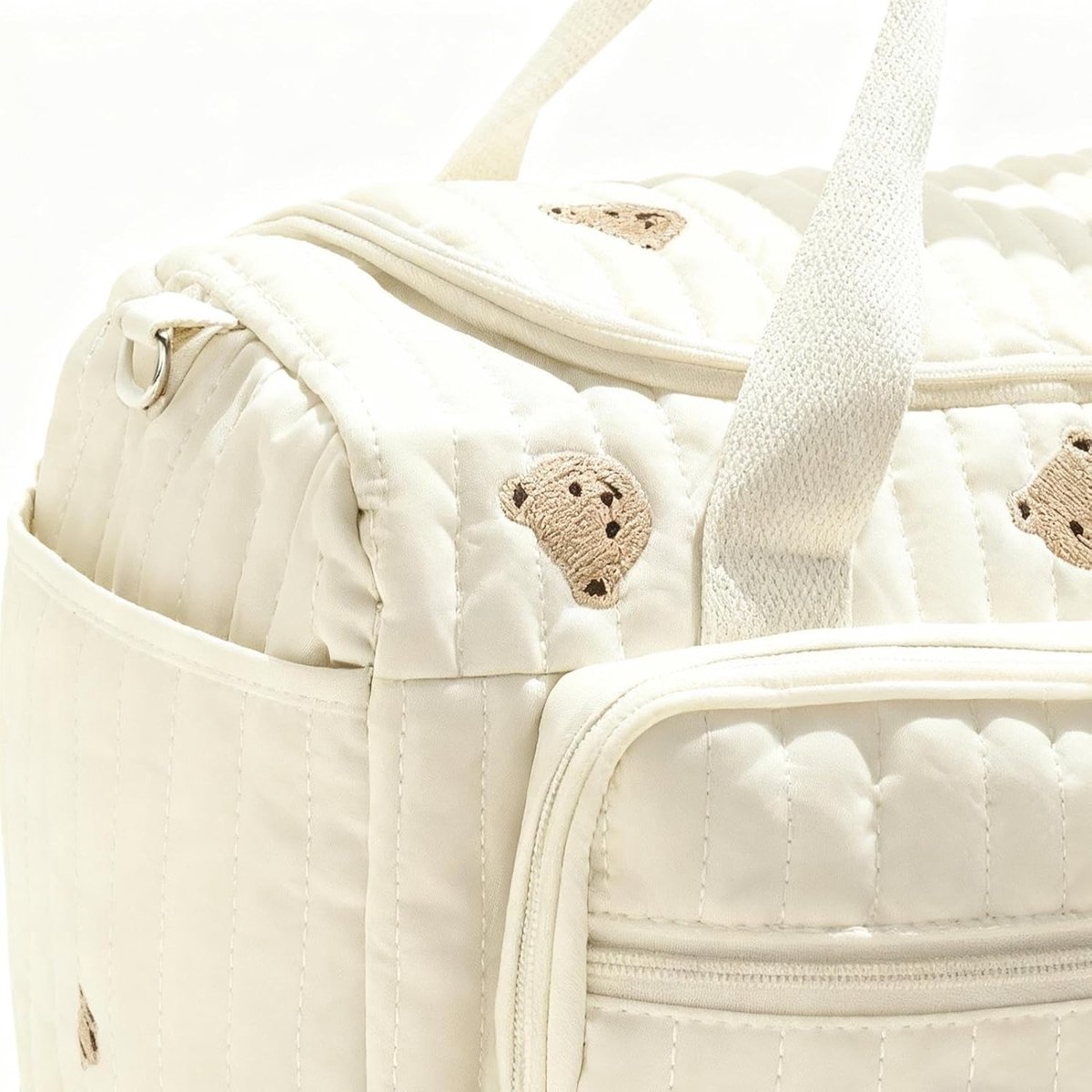 Luiertas - Baby tas - Organiseren van spullen - Charmant berenpatroon - 48 x 22 x 26 cm – foto 4