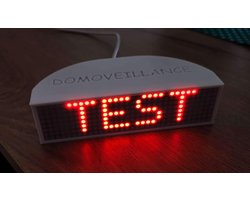 Aangepast LED Display - Nieuws Klok Bitcoin - Informatie Weergeven - Volledig Aanpasbaar - 4x64 Punten Matrix - Wit Hout Meerdere