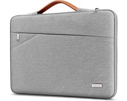 Originap 15,6 inch laptoptas, hoes tas voor 15-15,6 inch Lenovo Thinkpad Ideapad HP Dell Acer ASUS Samsung Chromebook laptop, waterdichte notebooktas, stootvaste beschermhoes, donkergrijs