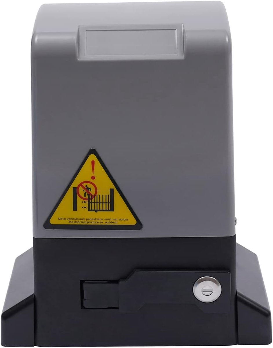 Automatische Schuifpoortopener 370W voor Poorten tot 600 kg met Afstandsbediening en Infraroodsensoren