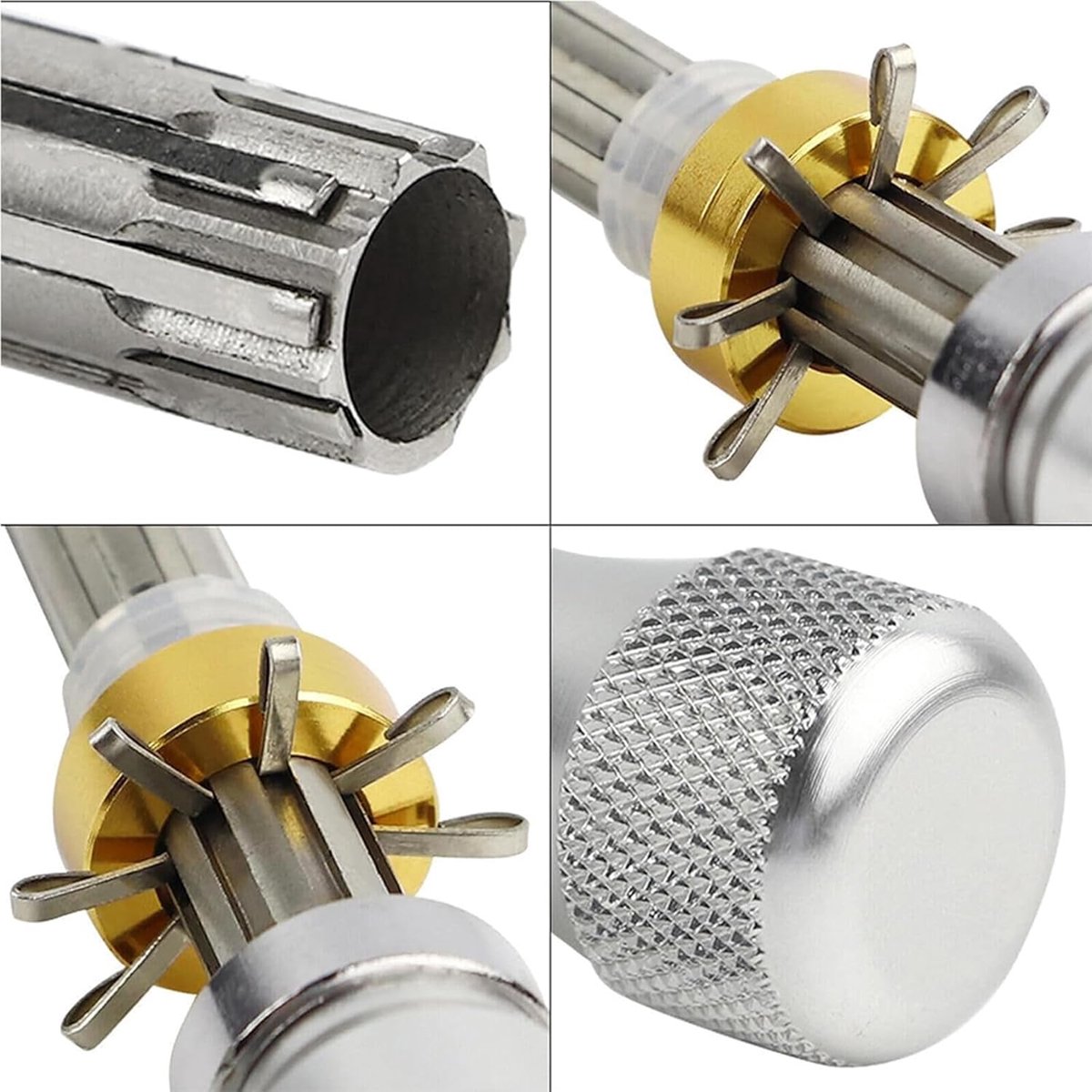 Slotenprik Set - Lockpicking Gereedschap - Slot Ontgrendelen - Transparant Oefenslot - 16x10x3 cm — cadeau in Hobby - foto 2