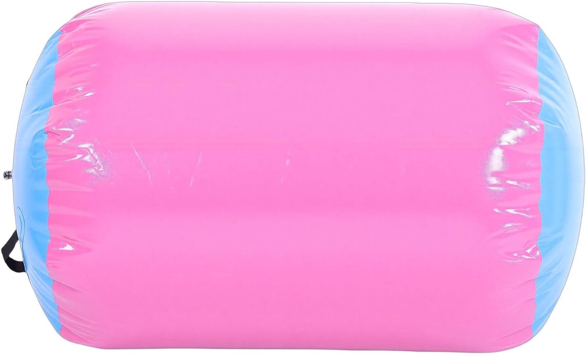 Gymnastiekroller - Opblaasbare Mat - Tuimelen Oefenen - Verstelbare Hoogte - 60x80cm - Blauw