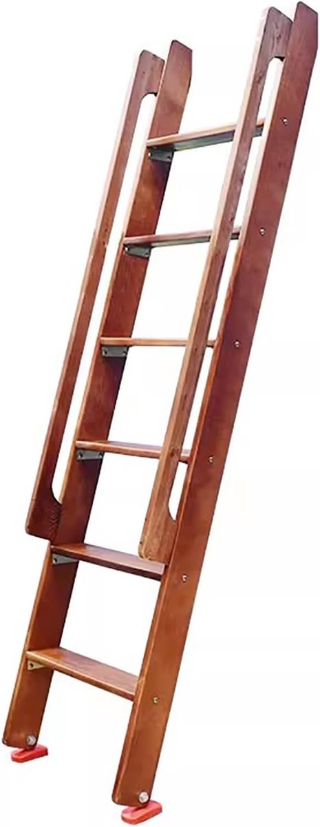 Zoldertrap Houten Ladder - Vlizotrap Binnentrap - Veilig Toegang - Eenvoudig te bedienen leuning - 45x250cm