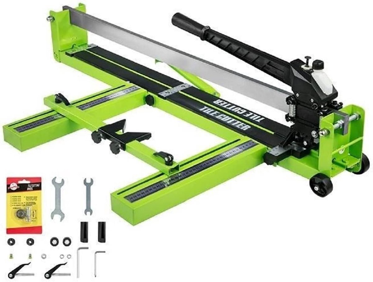 Handmatige Tegelsnijder - Tegelsnijmachine Wielen - Precisie Snijwerk - Robuuste Constructie - 1200 mm Snijbreedte