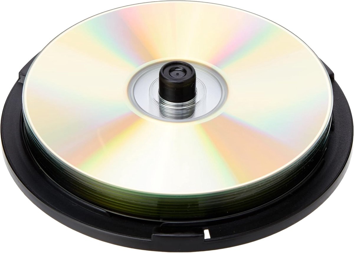 CD-R Schijven - Lege CD Media - Data Archivering - Gouden Coating UV Bestendig - 10 Stuks - Goud