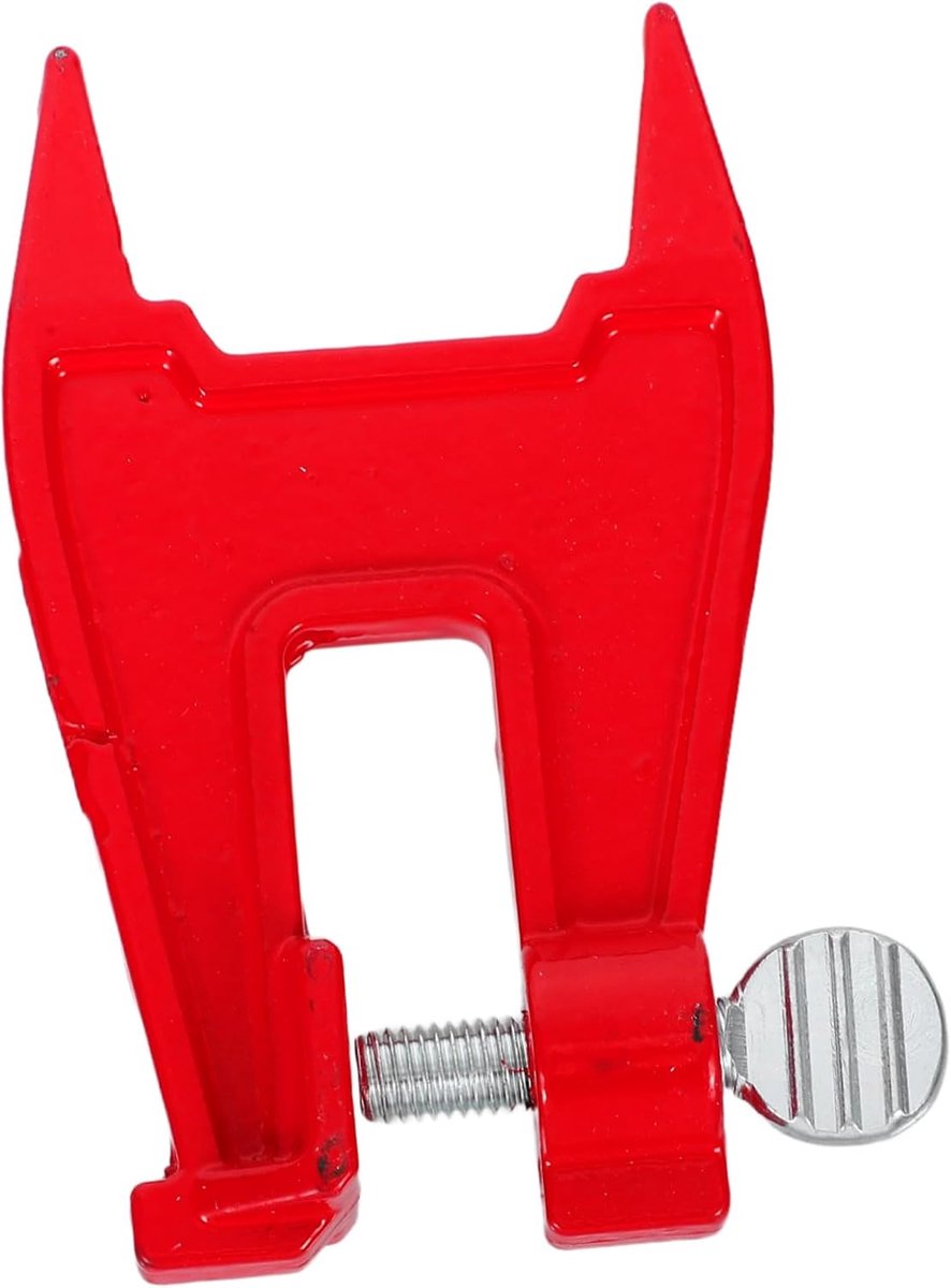 Kettingzaag Slijper - Zaag Ketting Onderhoud - Efficiënt Slijpen - Universele Ondersteuning - 12.5x7.5x2cm - Rood