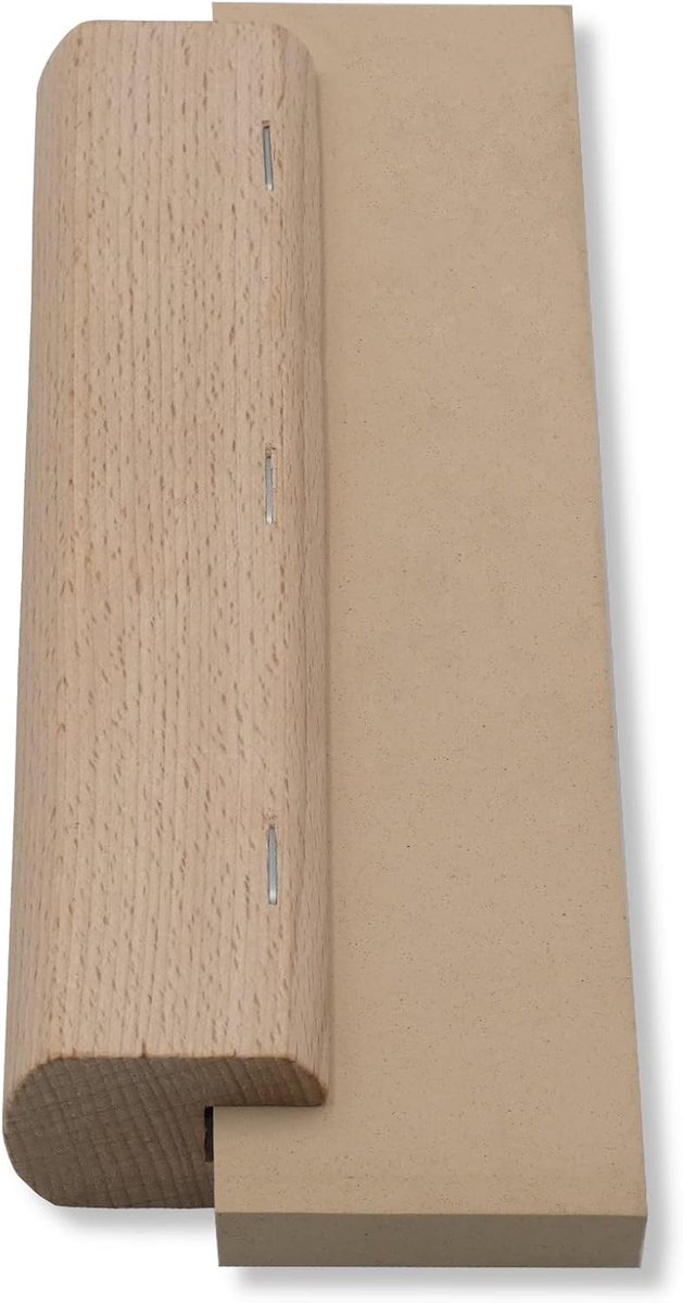 Voegrubber met handvat - Voegspatel rubber - Tegels voegen - Houten handgreep - 200mm breed — afbeelding 4