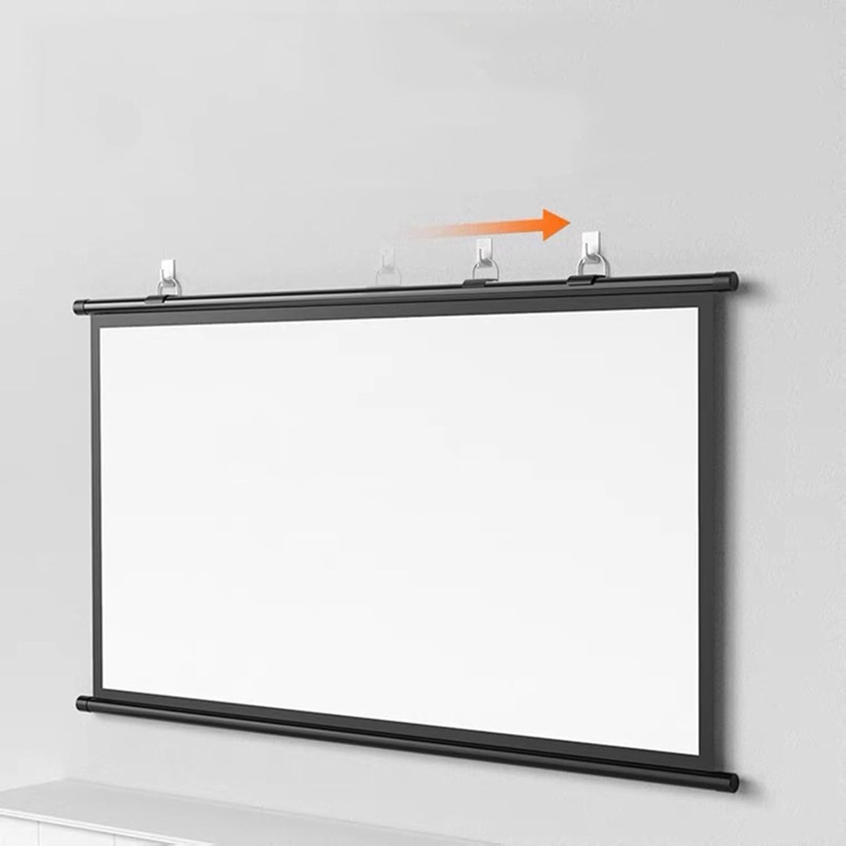 Projectiescherm - Filmscherm Beamer - Thuisbioscoop Kantoor - Oprolbaar Glasvezel - 60 Inch 16:9