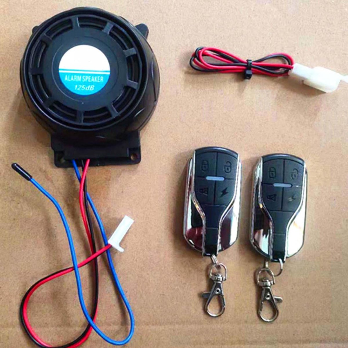 Fietsalarm - Motorfiets alarm - Anti diefstal - Luid en waterdicht - 16x9x6.5 cm