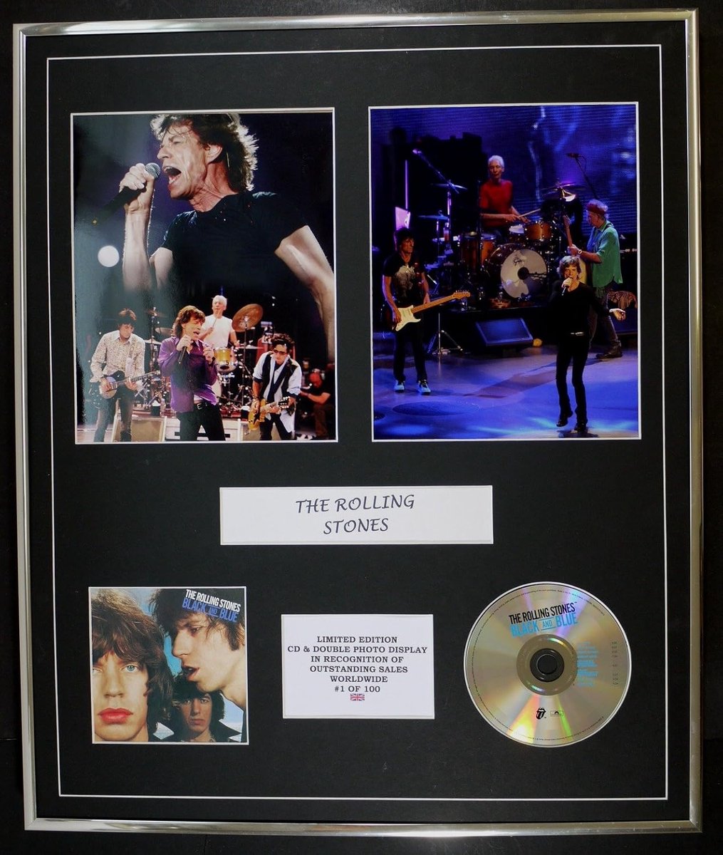 Muziek Memorabilia - CD Display - Verzamelobject - Gelimiteerde Editie - 60 x 50 cm - Zilver